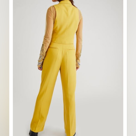 Free People Gabbie Vest Suit Set 12 - Picture 2 of 6